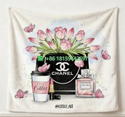 Chanel Throw Blankets